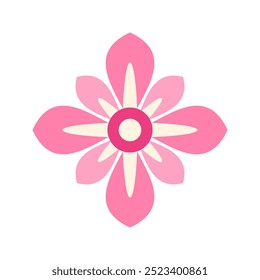 Illustration de pétales de fleurs en Abstrait couleur pastel