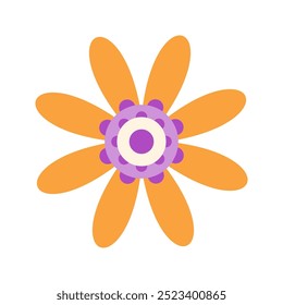 Illustration de pétales de fleurs en Abstrait couleur pastel