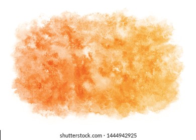 Pastel color autumn red abstract or natural grunge watercolor paint background