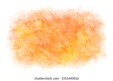 pastel color autumn red abstract or natural grunge watercolor paint background, vector illustration