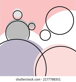 Pastel Color Background Design, Calm Wallpaper Illustration