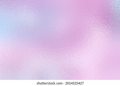 Pastel color background. Rainbow gradient texture with effect foil. Dreamy background. Iridescent texture. Pearlescent backdrop design for print. Light soft metal ​surface. Holo ombre pattern. Vector