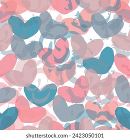  Pastel color background.  Seamless vector pattern on white background.