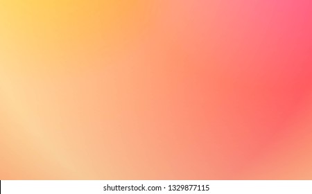 Pastel color blurred gradient background. For soft banner template. Vector illustration. Idea for your business. Sunrise color.