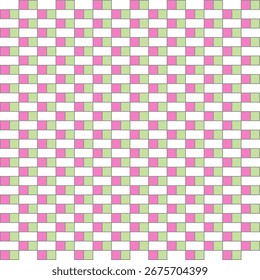 Pastel color Checkered Pattern Background.