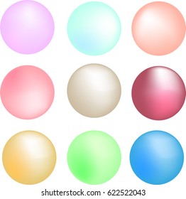 Pastel Color Circle Stock Vector (Royalty Free) 622522043 | Shutterstock