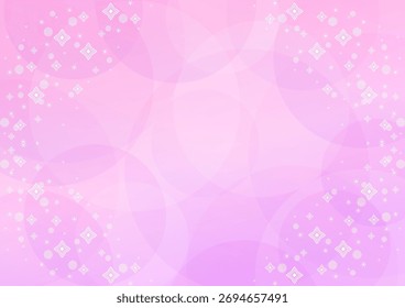 Pastel Farbe Kreis Muster Design Es gibt einen Rahmen, um Text hinzuzufügen. Abstrakter Hintergrund pastellfarbener Minimalstil mit Platz für Text - Design für Hintergrund Social Media, Postkarten, Poster, Visitenkarte