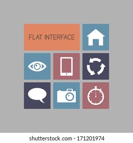 Pastel color clean vector flat modern infographic background template