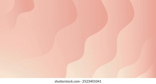 Pastel Color Cream Background. vector