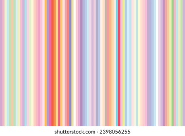 pastel color different shades and colors. pastel color vertical stripes vector illustration.