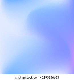 Color Pastel Dinámico Malla De Gradiente Violeta Fría En Frío. Lavender Sunrise Pink Sunset Sky Blurry Textura. Fondo Borroso Azul Líquido De Luz De Curva. Fondo de degradado de color Índigo calmo y fluido de agua.