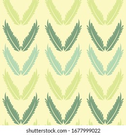 pastel color feathers seamless repeat pattern