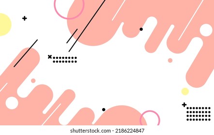 pastel color flat geometric background