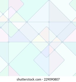 Pastellfarbener, geometrischer abstrakter Hintergrund Nahtlos