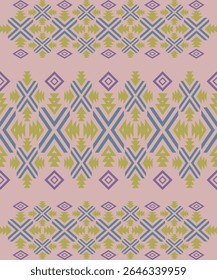 pastel color geometric ethnic style