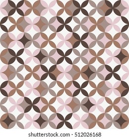 Pastel color geometric seamless pattern.