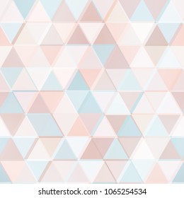 Pastel color geometric triangle pattern