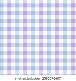 Pastel Color Gingham seamless pattern