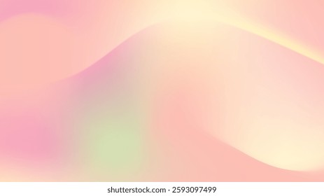 Pastel Color Gradient Background, With Blurred Style, Soft Gradient, Vector Wallpaper.