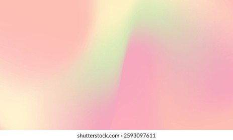 Pastel Color Gradient Background, With Blurred Style, Soft Gradient, Vector Wallpaper.