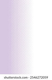 Pastel color halftone dot gradient background pattern that can be connected and extended