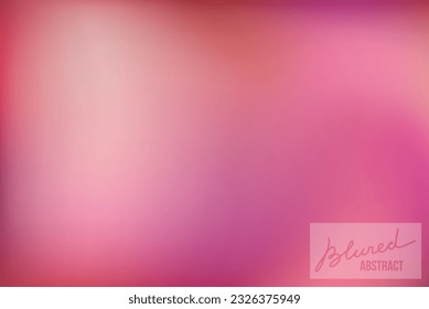 Pastel color light red rose blurred abstract background. Colorful gradient vector blurred illustration