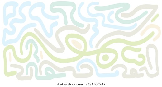 Pastel color line art, crayon arrow collection with curved and straight, spiral and zigzag, circular, wavy directional pointers. Vector hand drawn brush stroke for presentation