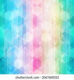 Pastel color mosaic seamless pattern.