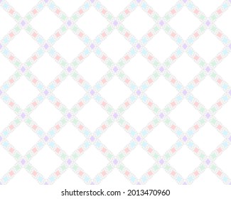 Pastel color on white pattern design for wallpaper, background, backdrop, art, illustration, textile, fabric, clothing, curtain, wrapping, tile. Abstract background