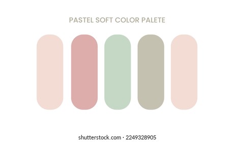 pastel color Palette collection  for procreate illustrator  RGB HEX