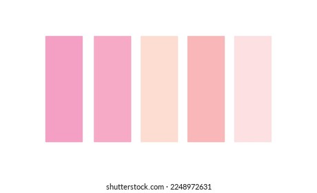 pastel color Palette collection in RGB HEX