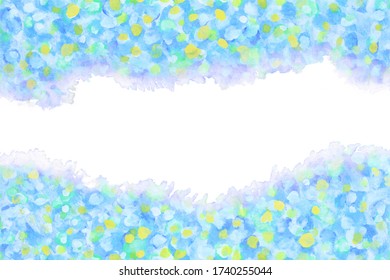 pastel color rainy blue abstract on natural grunge watercolor hand paint background, vector illustration
