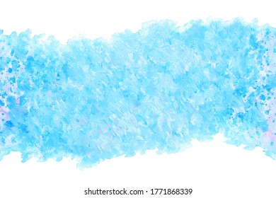 pastel color rainy blue abstract or colorful watercolor hand paint background, vector illustration