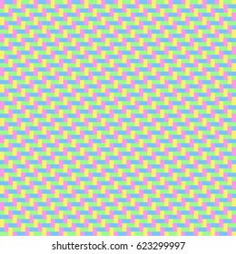 pastel color rectangles. geometric seamless pattern. simple vector background