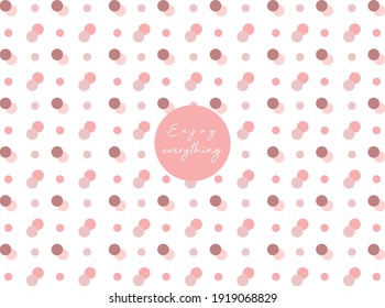 Color pastel patrón geométrico sin fisuras, ornamentos elegantes, diseño para la decoración, papel envolvente, impresión, tela o textil, colección maravillosa con mensajes inspiradores, ilustración vectorial