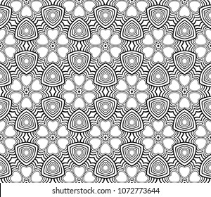 Pastel color seamless lace pattern with abstract geometric flower. Stylish fashion design background for invitation card. illustration.