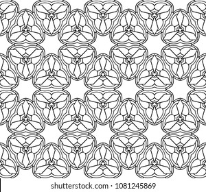 Pastel color seamless lace pattern with abstract geometric flower. Super fashion design background for invitation card. illustration