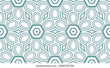 Pastel color seamless lace pattern with abstract geometric flower. Super fashion design background for invitation card. illustration