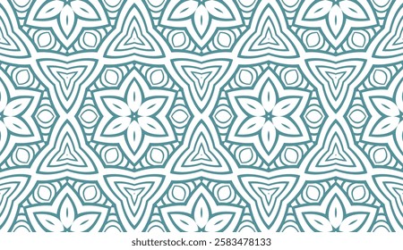 Pastel color seamless lace pattern with abstract geometric flower. Super fashion design background for invitation card. illustration