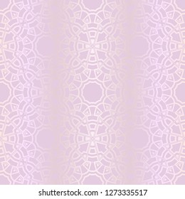 Pastel color Seamless Pattern With Abstract Floral And Leave Style. Repeating Sample Figure And Line. For Modern Interiors Design, Wallpaper, Textile Industry. Vector