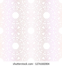 Pastel color Seamless Pattern With Abstract Floral And Leave Style. Repeating Sample Figure And Line. For Modern Interiors Design, Wallpaper, Textile Industry. Vector