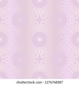 Pastel color Seamless Pattern With Abstract Floral And Leave Style. Repeating Sample Figure And Line. For Modern Interiors Design, Wallpaper, Textile Industry. Vector