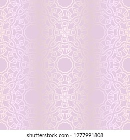 Pastel color Seamless Pattern With Abstract Floral And Leave Style. Repeating Sample Figure And Line. For Modern Interiors Design, Wallpaper, Textile Industry. Vector