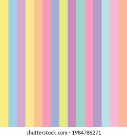 Pastel color seamless pattern abstract vector. Minimal palettes for background. Girly theme.