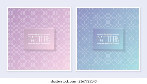 pastel color seamless pattern collection