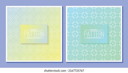 colección de patrones de color pastel sin inconvenientes