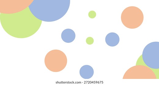 cor pastel padrão círculo repetição sem costura, imagem completa, design para impressão de tecido