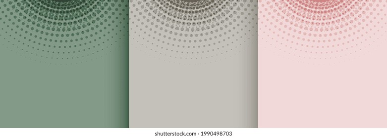 pastel color soft halftone background design