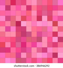 Pastel color square mosaic vector background
