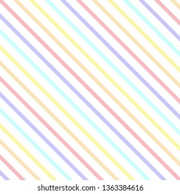 Rainbow Pastel Color Stripe Line Background Stock Vector (Royalty Free ...